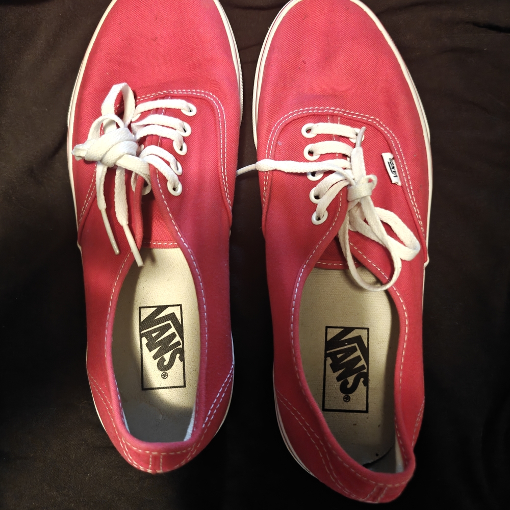 Vans Classic Red Canvas Sneakers